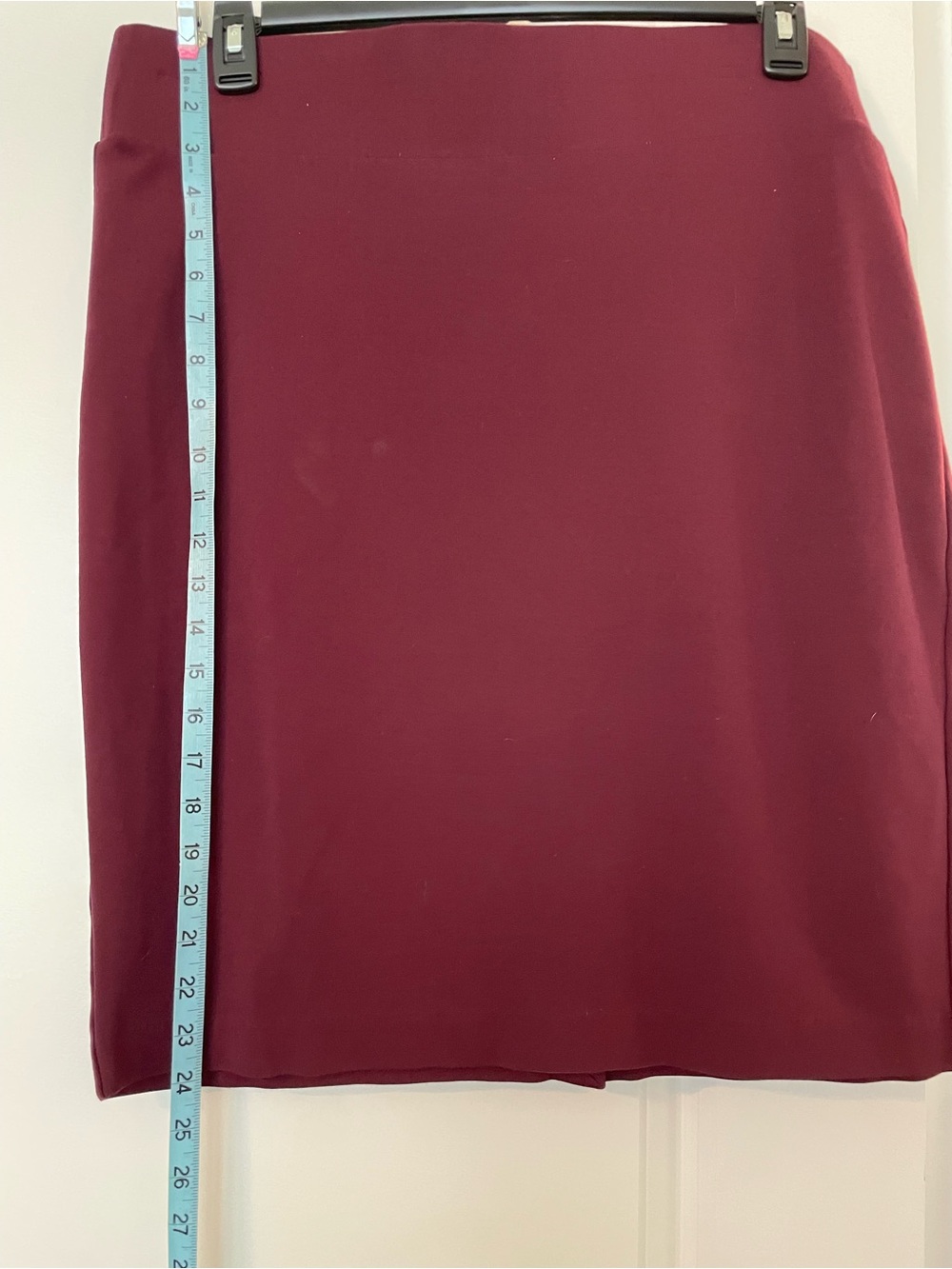 INC International Concepts Maroon Pencil Skirt